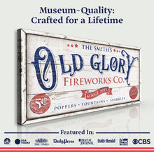 Load image into Gallery viewer, Personalized Old Glory Firework Co Sign