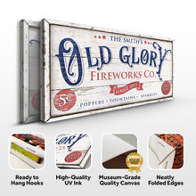 Load image into Gallery viewer, Personalized Old Glory Firework Co Sign