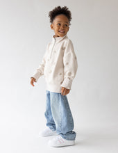 Load image into Gallery viewer, Floral Kids Half-Zip