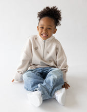 Load image into Gallery viewer, Floral Kids Half-Zip