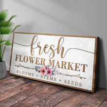Load image into Gallery viewer, Fresh Flower Market Sign
