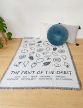Load image into Gallery viewer, Fruit of the Spirit Throw Blanket