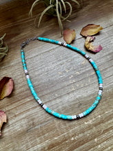 Load image into Gallery viewer, Turquoise Variscite &amp; Pink Conch Choker – Exclusive Bijoux FAB Design