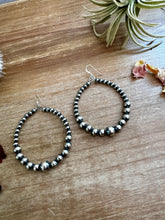Load image into Gallery viewer, Only Sterling Silver Pearls Hoops