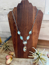 Load image into Gallery viewer, Golden Hills Turquoise Necklace – Sterling Silver, 22 inch