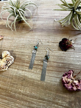 Load image into Gallery viewer, Mini chic Turquoise earnings dangle with real turquoise
