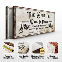 Load image into Gallery viewer, Walk-In Fridge Stock It Yourself Bar Sign