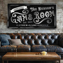 Load image into Gallery viewer, Personalized Game Room Sign II