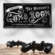 Load image into Gallery viewer, Personalized Game Room Sign II