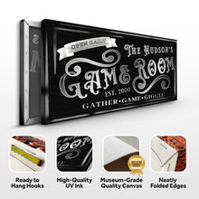 Load image into Gallery viewer, Personalized Game Room Sign II