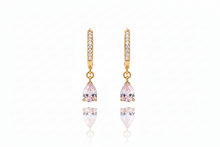 Load image into Gallery viewer, Sparkle &amp; Shine Pave Diamond Huggie Earrings in 925 Sterling Silver