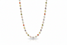 Load image into Gallery viewer, Gemstone Baguette Necklace - Multicolor Charm Jewelry
