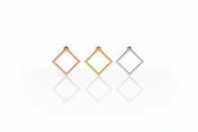 Load image into Gallery viewer, Square Ear Jacket Earrings in 925 Sterling Silver