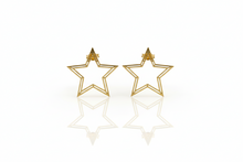 Load image into Gallery viewer, Starry Elegance Ear Jacket Earrings - Dazzling Sterling Silver Design
