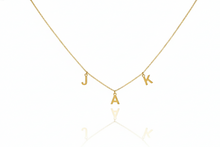 Load image into Gallery viewer, Personalized Dangle Letters Necklace