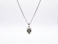 Load image into Gallery viewer, Skull Charm Necklace by SilverGoldandRose - Daring Elegance with a Touch of Edge