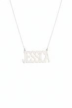 Load image into Gallery viewer, Bold &amp; Beautiful Custom Name Necklace - 925 Sterling Silver RnB Style Jewelry
