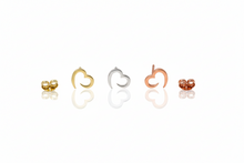 Load image into Gallery viewer, Heartfelt Sterling Silver Heart Studs - Hypoallergenic Elegance