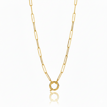 Load image into Gallery viewer, Sailor Lock Paperclip Chain Necklace