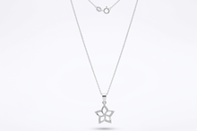 Load image into Gallery viewer, Aphrodite Dainty CZ Diamond Venus Flower Necklace | Symbol of Love &amp; Beauty | Protection Pendant