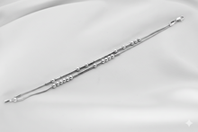 Load image into Gallery viewer, Personalized Morse Code Bracelet - Two Strands of Hidden Messages in 925 Sterling Silver