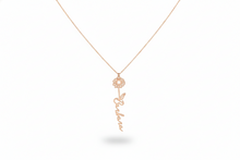 Load image into Gallery viewer, Floral Name Necklace by SilverGoldandRose