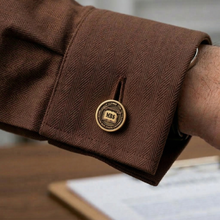 Load image into Gallery viewer, Personalized College Cufflinks in 925 Sterling Silver