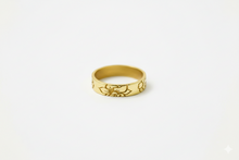 Load image into Gallery viewer, Custom Birth Flower Ring | Personalized Sterling Silver Jewelry