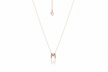 Load image into Gallery viewer, Custom Puff Letter Necklace - Unique 3D Balloon Pendant in 925 Sterling Silver