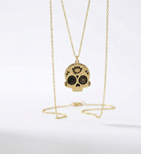 Load image into Gallery viewer, Dia De Los Muertos Celebration Sugar Skull Jewelry in 925 Sterling Silver