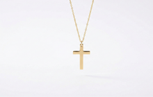 Load image into Gallery viewer, Radiant Faith Cross Necklace in Silver, Gold and Rose