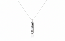Load image into Gallery viewer, Personalized Egyptian Cartouche Necklace - Custom Hieroglyph Jewelry