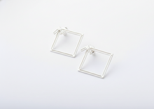 Load image into Gallery viewer, Square Ear Jacket Earrings
