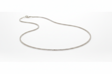 Load image into Gallery viewer, Diamond Tennis Choker Necklace in 925 Sterling Silver
