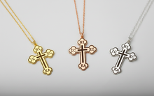 Load image into Gallery viewer, Orthodox Cross Necklace - Timeless Faith Symbol