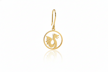 Load image into Gallery viewer, Dragonfly Jewelry Sterling Silver Dragon Dangle Earrings – Celebrate Chinese New Year in Style