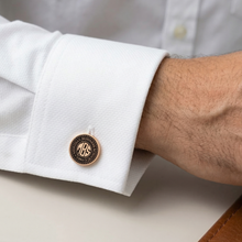 Load image into Gallery viewer, Personalized College Cufflinks in 925 Sterling Silver
