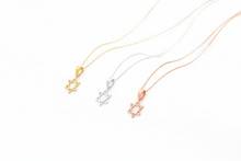 Load image into Gallery viewer, Elegant Sterling Silver Magen David Charm