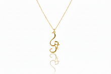 Load image into Gallery viewer, Sterling Silver Yoga Symbol Necklace