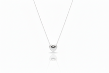Load image into Gallery viewer, Bubble Heart Charm 3D Moveable Necklace in 925 Sterling Silver