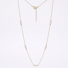 Load image into Gallery viewer, Gold Pearl Choker Necklace | Handmade Vintage Style with Freshwater Pearls