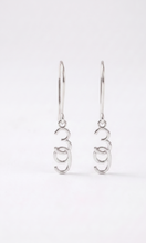 Load image into Gallery viewer, Lucky Charm Jewelry Sterling Silver Number Drop Earrings