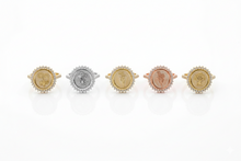 Load image into Gallery viewer, Blooming Love Birth Flower Ring with Multi-CZ Diamond