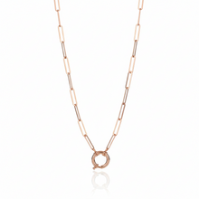 Load image into Gallery viewer, Sailor Lock Paperclip Chain Necklace