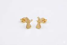 Load image into Gallery viewer, Witchy Vibes: Enchanting Cat Earrings for Spooky Style