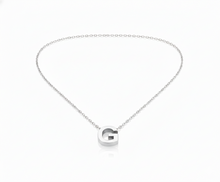 Load image into Gallery viewer, Personalized 14K Gold 3D Moveable Initial Necklace