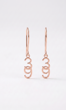 Load image into Gallery viewer, Lucky Charm Jewelry Sterling Silver Number Drop Earrings