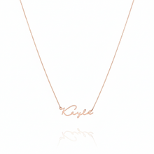 Load image into Gallery viewer, Personalized Gold Name Necklace - 8K, 10K, 14K Solid Gold Elegance