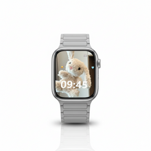Load image into Gallery viewer, Glacier Grey integrated ceramic Apple Watch strap