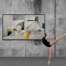Load image into Gallery viewer, Canvas Print: "Geometric Whispers"